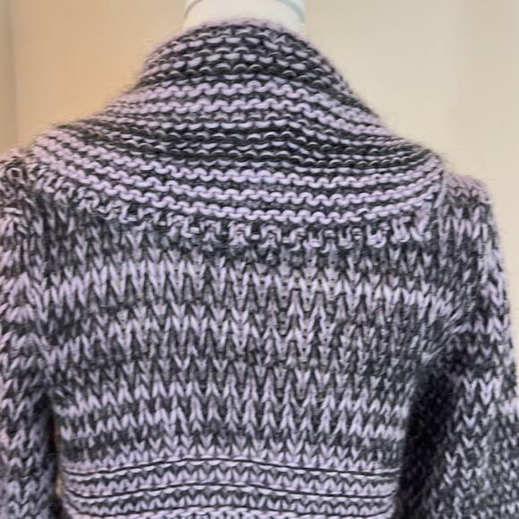 Berretti M Wool Alpaca Mohair Sweater Cardigan Button Chunky Made in Italy MED - Picture 8 of 16